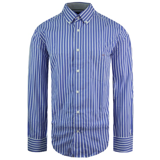 Eden Park Regular Mens Blue/White Oxford Shirt - Image 1