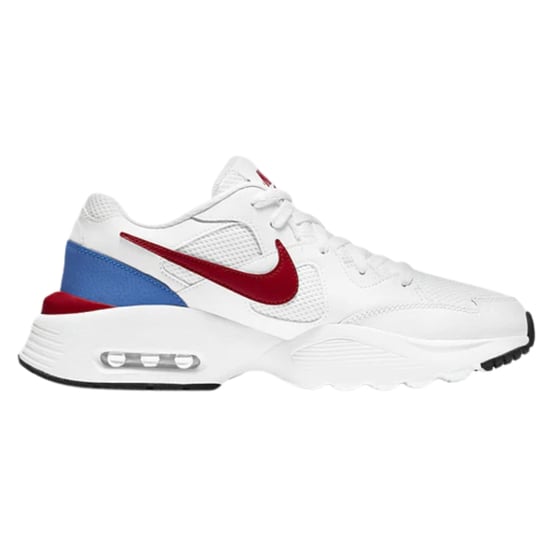 Nike Air Max Fusion Red Swoosh White Trainers - Image 1