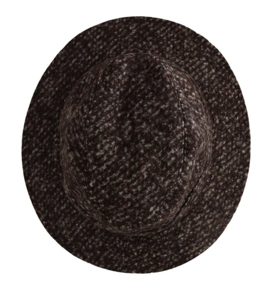 Dolce & Gabbana Women's Gray Melange Blended Textured Tweed Hat