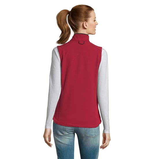 SOLS Dames/dames Rallye Soft Shell Bodywarmer Jacket (Rood) - Image 4