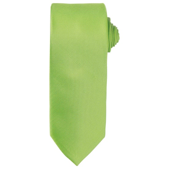 Premier Uniseks Micro Wafel Stropdas voor volwassenen (Kalk) - Image 1