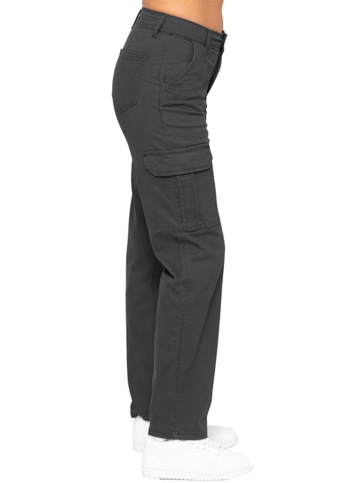 Enzo | Womens Cargo Stretch Jeans