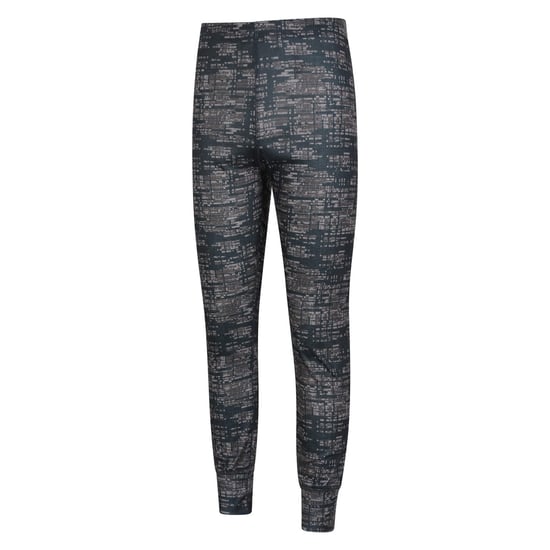 Mountain Warehouse Mens Talus Dash Print Thermal Bottoms (Svart) - Image 4