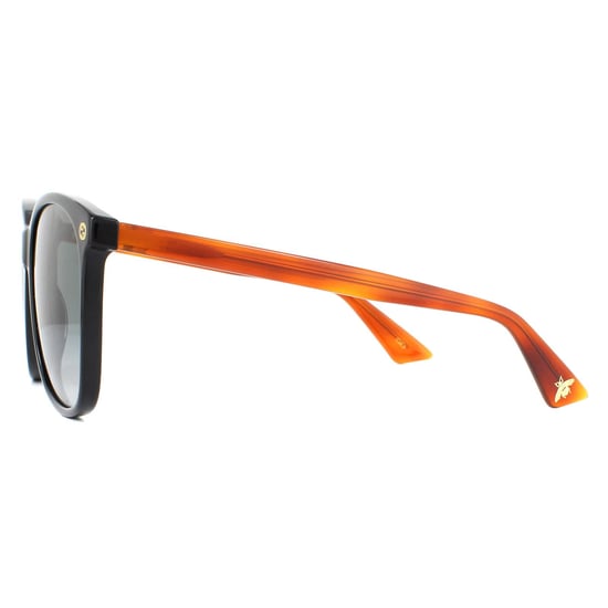 Gucci Zonnebril GG0024S 003 Zwart Bruin Grijs Verloop - Image 3