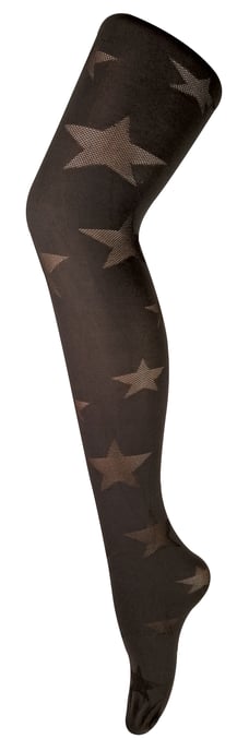 Sock Snob - Ladies Coloured 80 Denier Opaque Fashion Tights - Star - Image 1