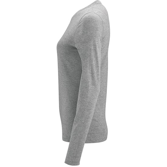 SOLS Womens/Ladies Imperial Long Sleeve T-Shirt (Grey Marl)