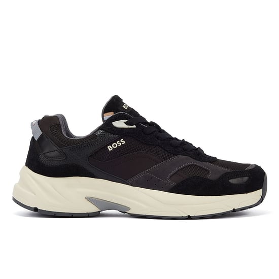 Boss Levitt Runn Heren Antracietkleurige Trainers - Image 4