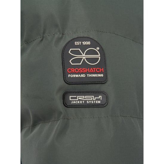 Crosshatch Mens Longkamp Jacket (Olive) - Image 3