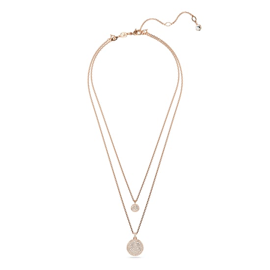 Swarovski 'Meteora' Dames Goud Vergulde Metalen Ketting - Roze 5683449 - Image 2