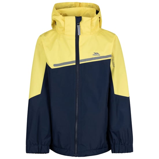 Trespass Boys Submerged Waterproof Jacket (Navy/Yellow)