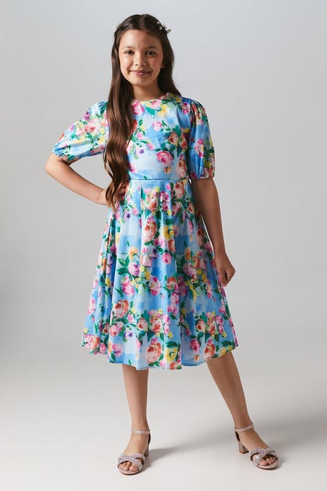 Children's Puff Sleeve Dress