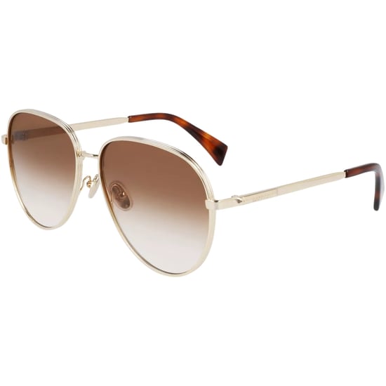 Lanvin Gold Sunglasses Gradient Brown Lens - Image 1