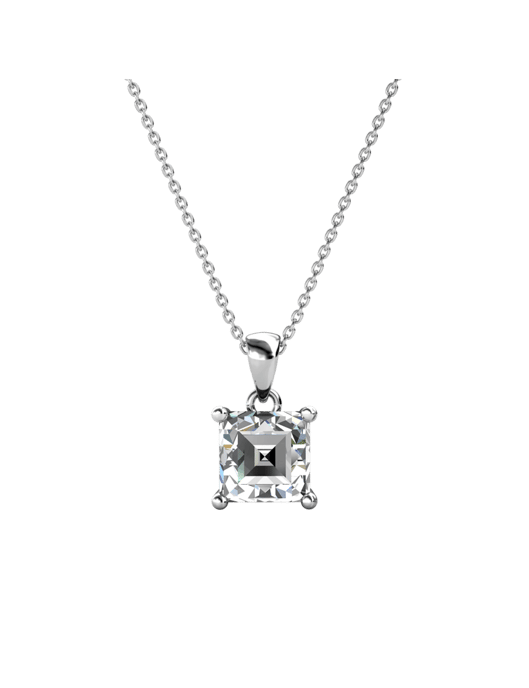 Simple Square Calle Set - Silver and Crystal - Image 5