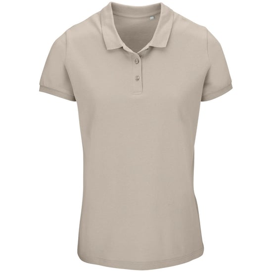 SOLS Womens/Ladies Planet Piqué Organic Polo Shirt (Rope) - Image 1