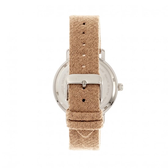 Elevon Northrop Wool-Overlaid Leather-Band Watch