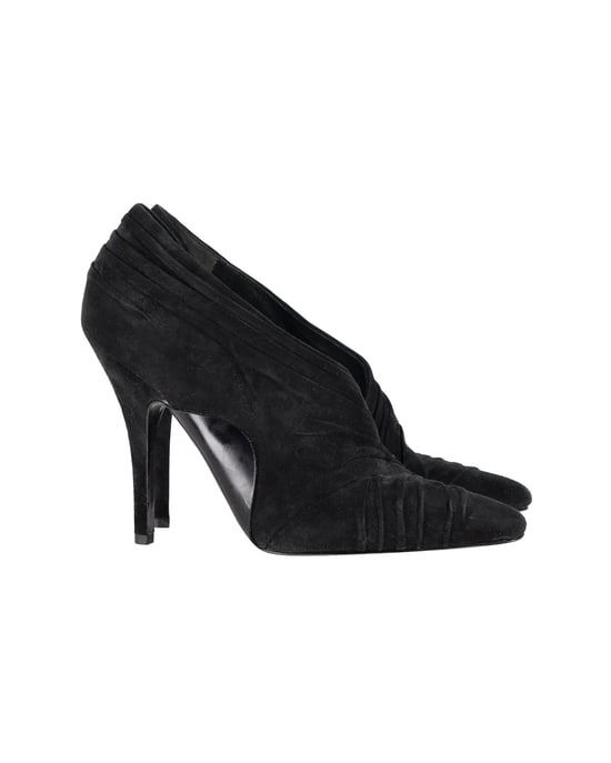 Alexander Wang Marcelia Runway Pumps in Black Suede - Image 1