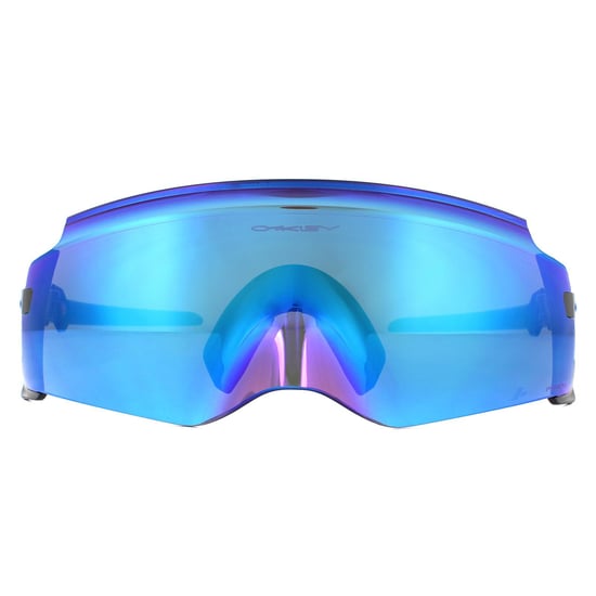 Oakley Wrap Heren Polished Zwart Prizm Sapphire Zonnebril - Image 1