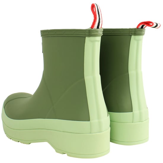 Hunter Play Short Mens Light Green Wellington Boots - Image 3