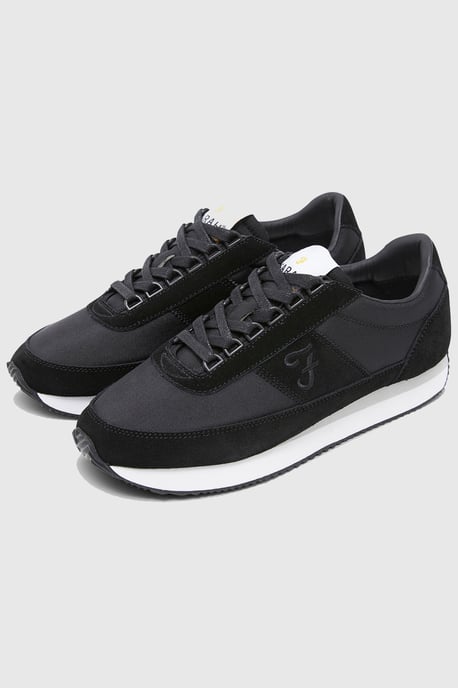 Black 'Darton' Casual Lace Up Trainers