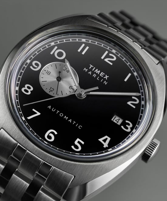 Timex Marlin Heren Zilver Horloge TW2W58800 - Image 5