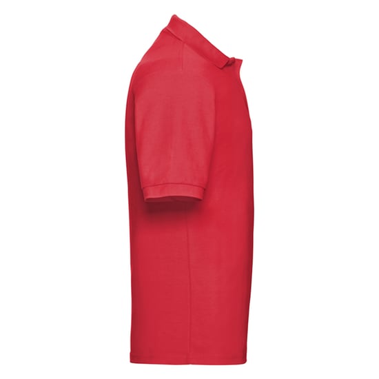 Russell Heren Klassiek Polycotton Poloshirt (Helder rood) - Image 3