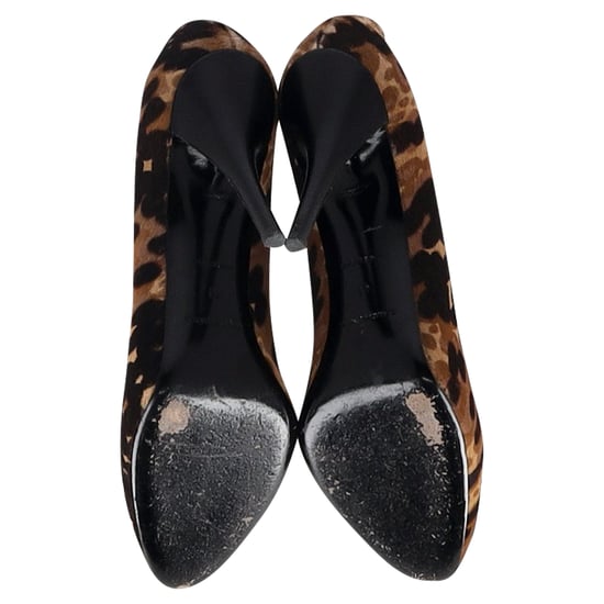 Balenciaga Leopard Print Pumps in Multicolor Pony Hair - Image 6
