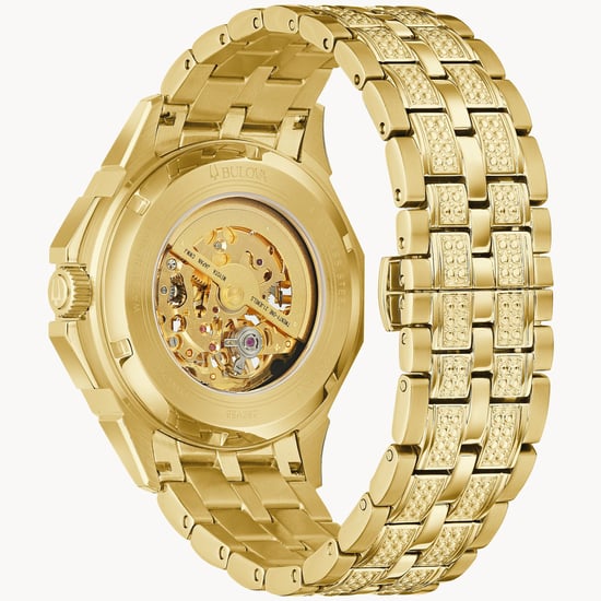 Bulova Octava Heren Gouden Horloge 98A292 - Image 2