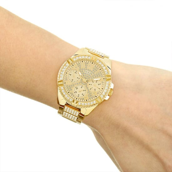 Guess W1156L2 Ladies Gold Watch With Crystals