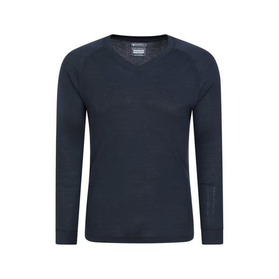 Mountain Warehouse Mens Talus V Neck Thermal Top (Navy)