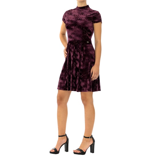 Armani Exchange Women Dress   Half sleeve Violet