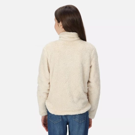 Regatta Childrens/Kids Kallye Ripple Fleece Jacket (Light Vanilla) - Image 5