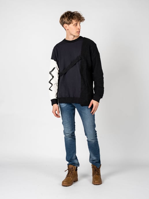 Nicolo Tonetto Sweatshirt Lien Herr Svart - Image 2