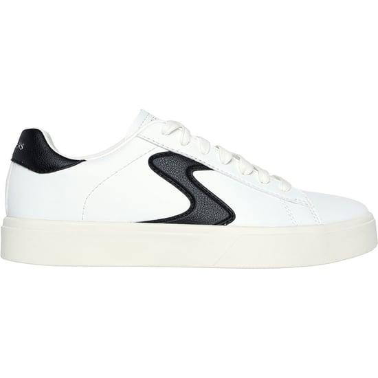 Skechers Eden LX - Beaming Glory Polyurethane Women's White/Black Trainers - Image 5
