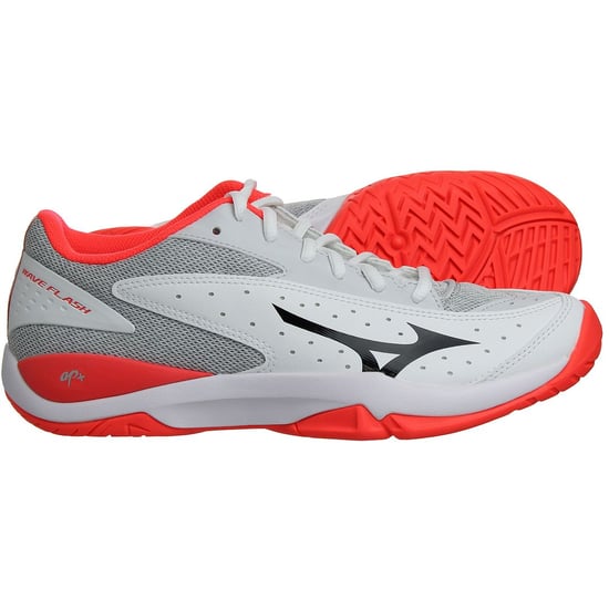 Mizuno Wave Flash All Court Vita Tennisskor för Damer - Image 3