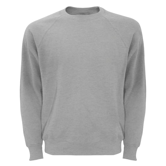 Fruit Of The Loom Heren Raglan Mouwen Belcoro® Sweatshirt (Heather Grijs) - Image 1