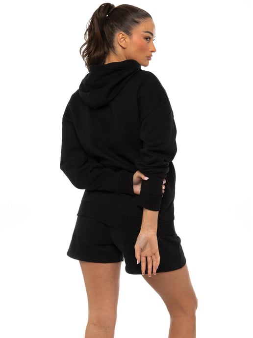 Enzo Dames Oversized Hoodie Tracksuit Met Korte Broek - Image 6