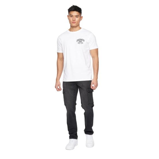 Crosshatch Heren Kremtap Cargo Jeans (Zwart wassen) - Image 3