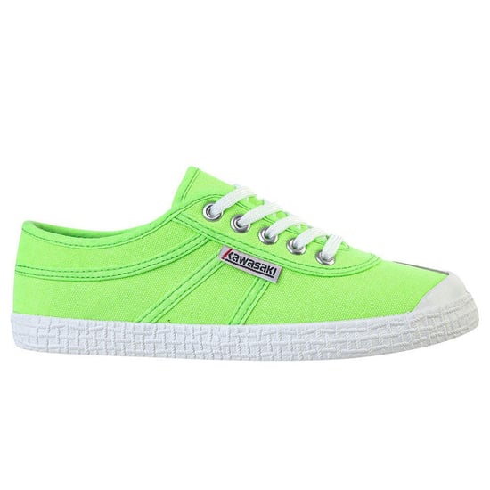 Kawasaki Original Neon Canvas Shoe  Green Gecko