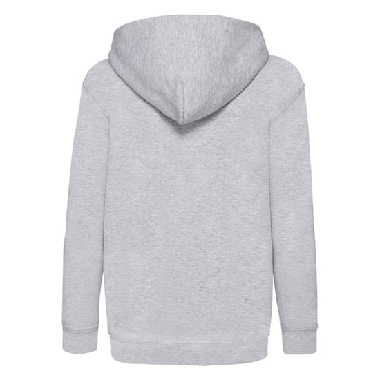 Fruit of the Loom Childrens/Kids Classic Plain Hoodie (Heather Grey) - Image 2
