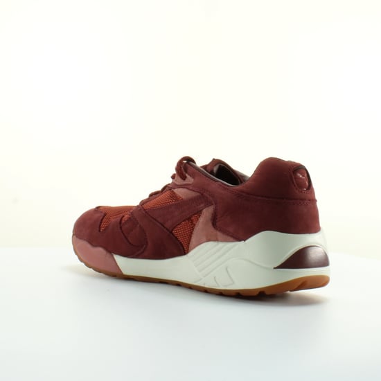 Puma Trinomic XS 850 Burgundy Synthetic Mens Lace Up Trainers 357032 04