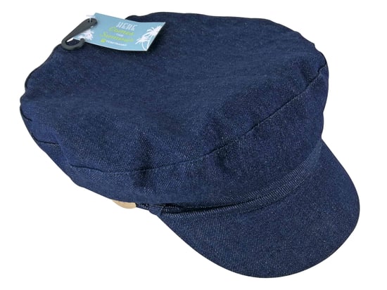 Ladies Cotton Peaked Denim or Corduroy Baker Boy Hat Fiddler Cap - Image 2