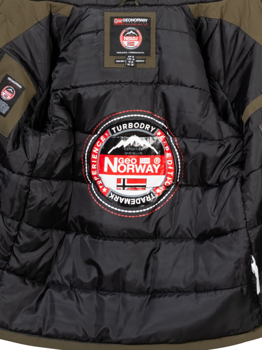 Geo Norway Winterjacke Khaki