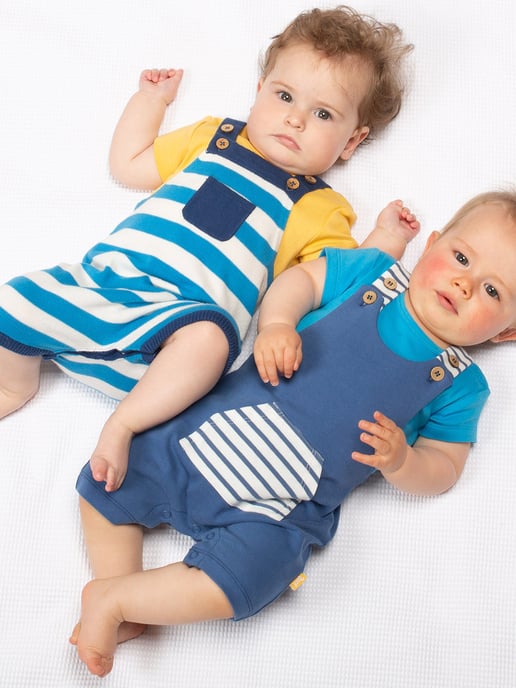 Kite Clothing Stripy Knit Dungarees