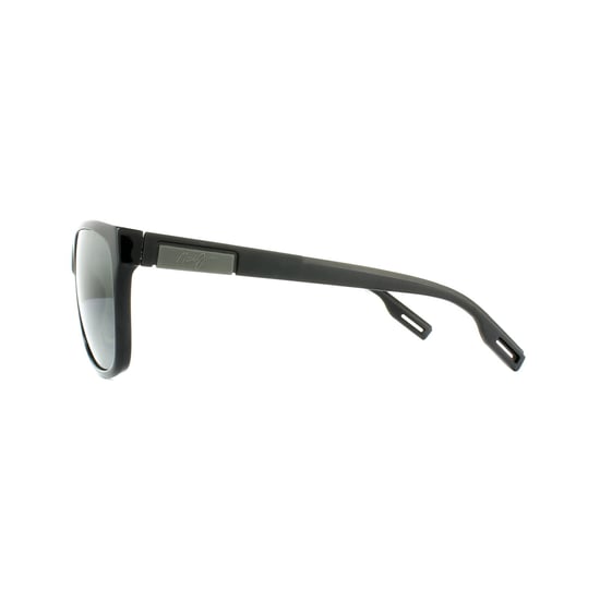 Maui Jim Vierkante Unisex Glanzend Zwart Neutraal Grijs Zonnebril - Image 3