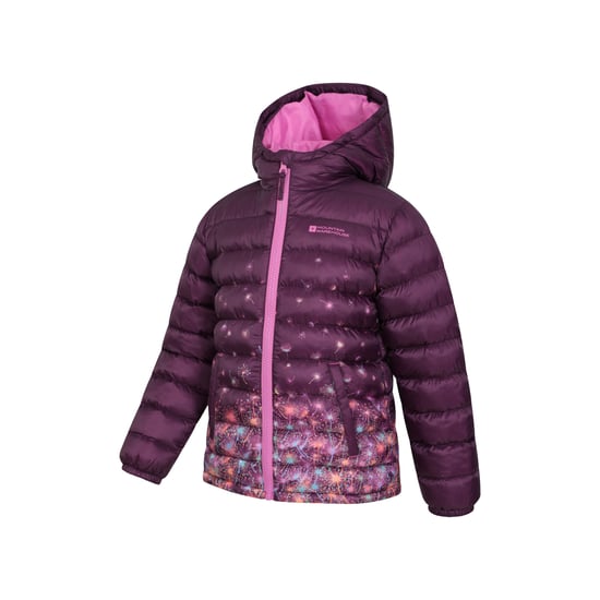 Mountain Warehouse Childrens/Kids Seasons Dandelions Padded Jacket (Purple)