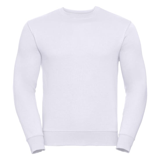 Russell Heren Authentieke Sweatshirt (Slimmer Cut) (Wit) - Image 1