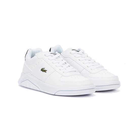 Lacoste Game Advance 0722 1 Junior White / Dark Green Trainers - Image 1