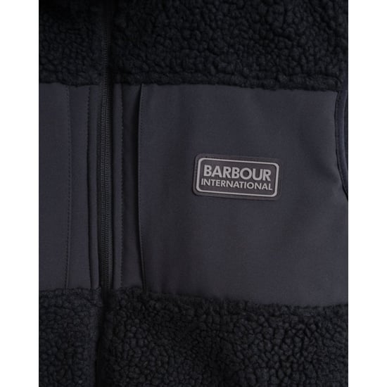 Men's Barbour International Condition Fleece Gilet in Black