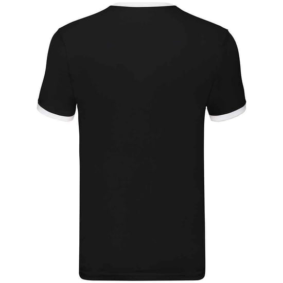 Fruit of the Loom Heren Ringer Contrast T-shirt (Zwart/Wit) - Image 2