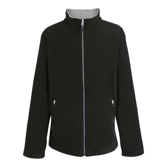 Regatta Mens Ascender Fleece Jacket (Black/Mineral Grey)